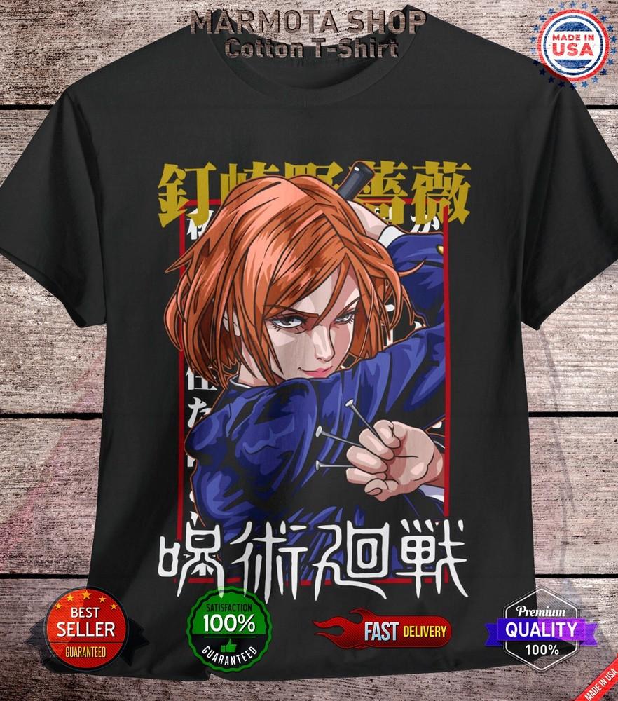 

Nobara Kugisaki Shirt Jujutsu Kaisen Unisex Anime Tee T-Shirt Waifu Ecchi Sexy 4XL