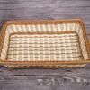 Homeglen Imitation Rattan Woven Plastic Rectangular Storage Basket