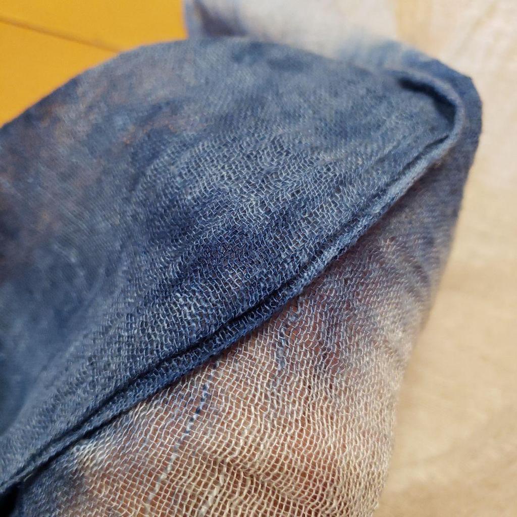 Used Indigo Gauze Stole