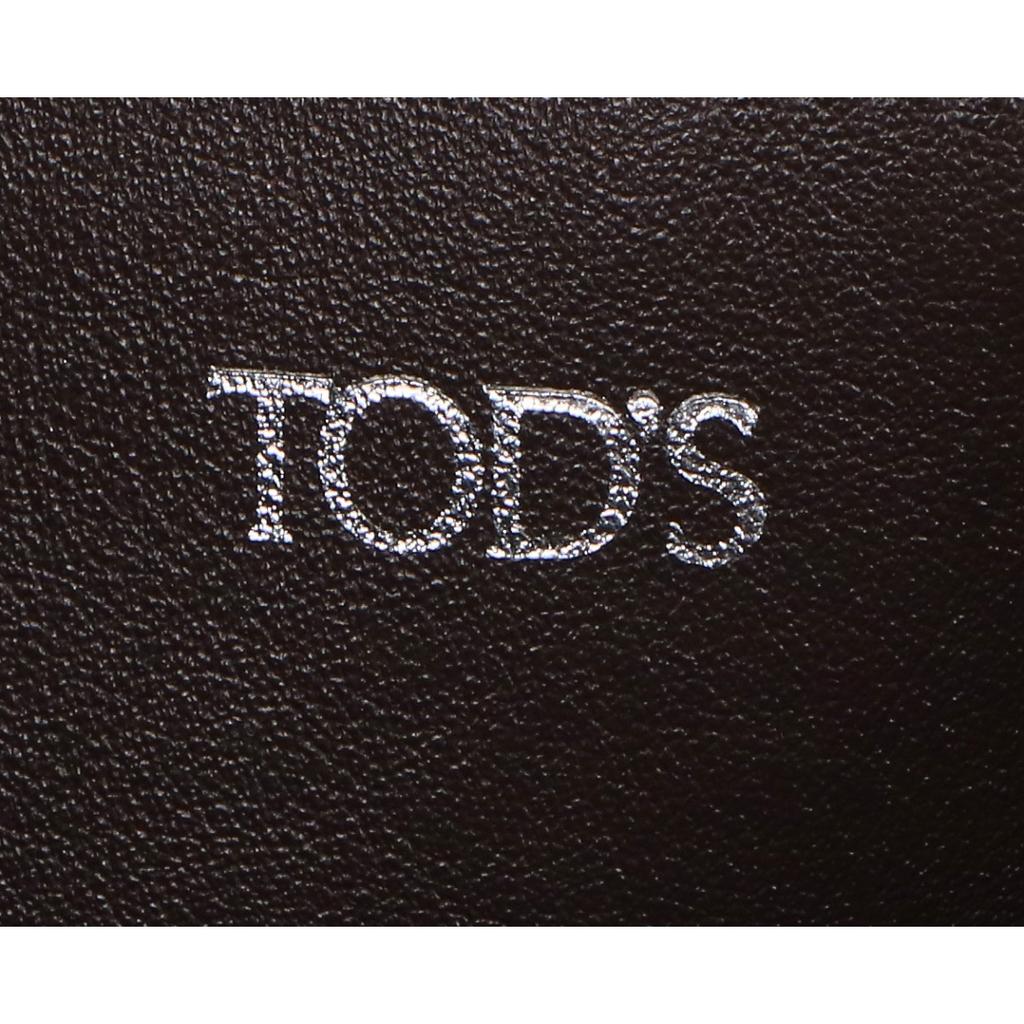 TOD'S [Beautiful Condition] Leather Paper Bag/ Tote Bag Dark brownUsed