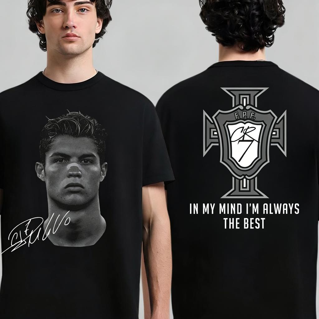 2026 Summer Cristiano Ronaldo Neymar Football Casual Tshirt Unisexs and Unisexs Luxury Brand Top