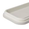 Francfranc Logo Lunch 2 Dishwasher with Dividers Box, Tiers, White, Safe,