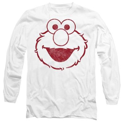 Sesame Street Unisex Adult Elmo Mono Long-Sleeved T-Shirt