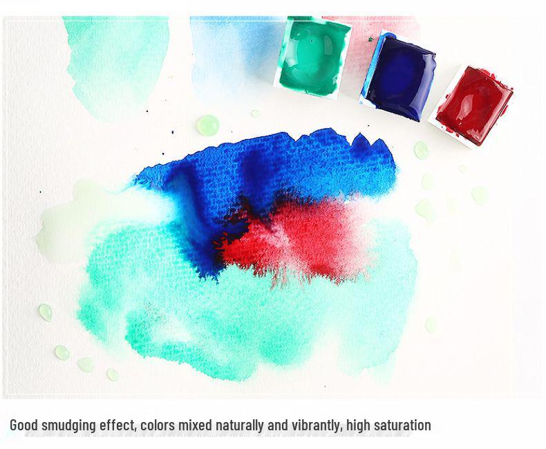 REMBRANDT Solid Watercolor Set: 36/24/12 Color Palette for Artists