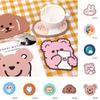 1pcs Cartoon Adiabatic Silicon Heat Insulated Mat Drink Coffee Cup Coasters Pad