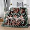 Singer Ariana Grande Printed Blanket Warm Flannel Blankets Soft And Comfortable Home Travel Blanket Bed Linings Birthday Gift