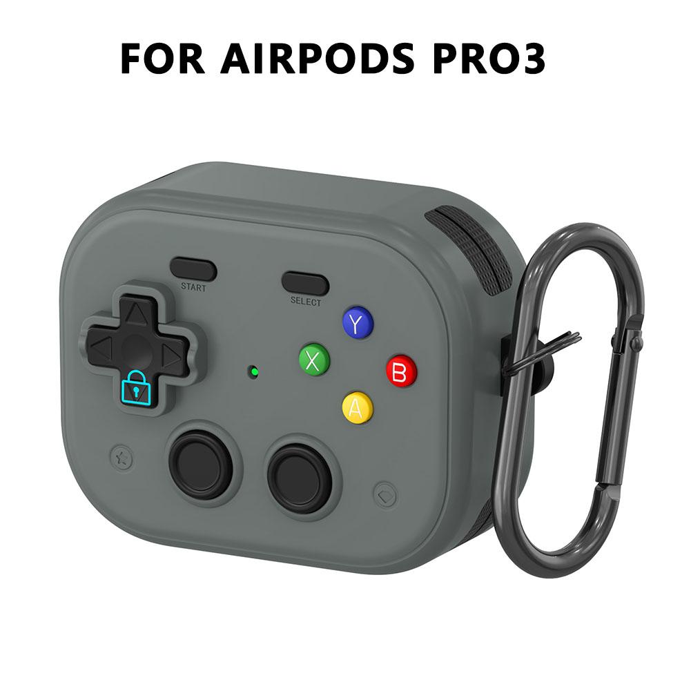 3D Game Console Protective Case For AirPods Pro 3 Cases Cover Liquid Silicone Design Earphone Protective Case With Cleaner Kit