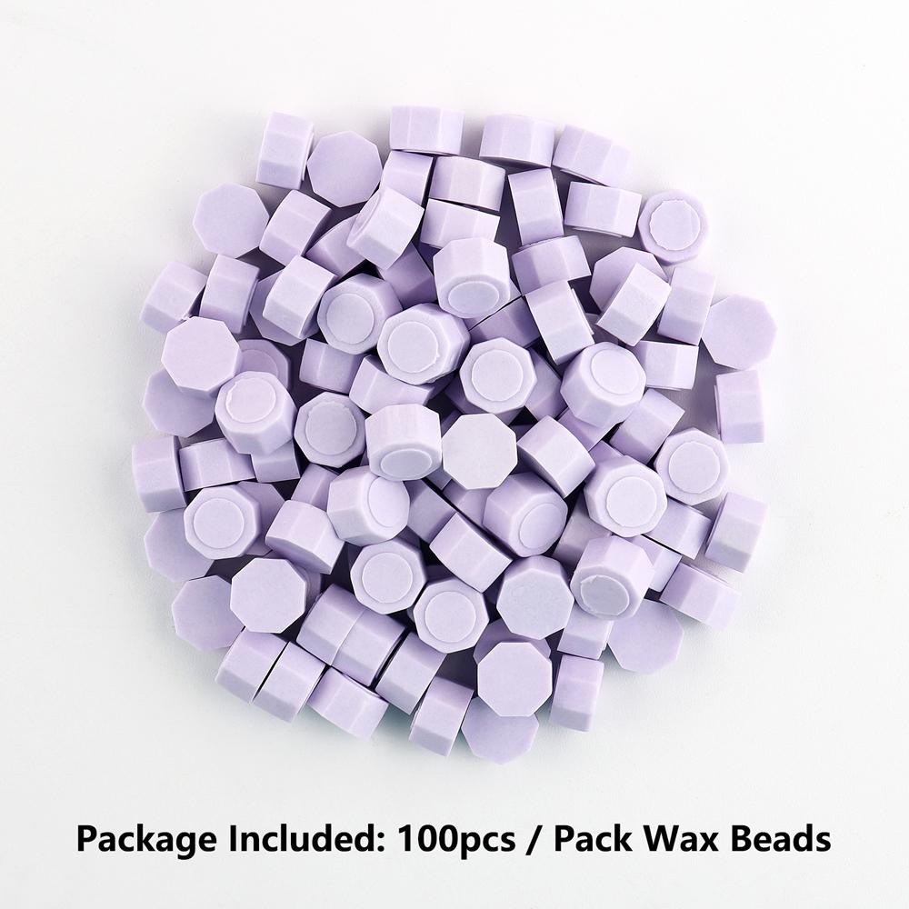 100pcs Wax Seal Beads - 24 Colors Sealing Wax Beads for Making Wax Seals, Decor for Envelope Letter Wedding Invitation