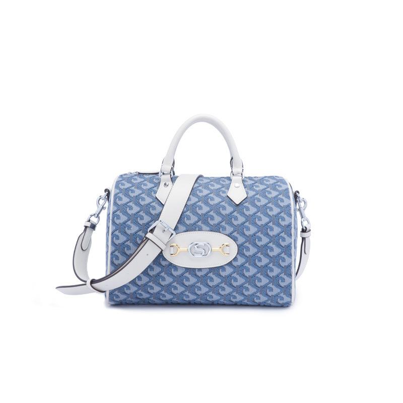 Old Flower Commuter Tote Elegant Ladies Crossbody Large Bag Flat Large Capacity Bag Cotton and Linen Embroidery