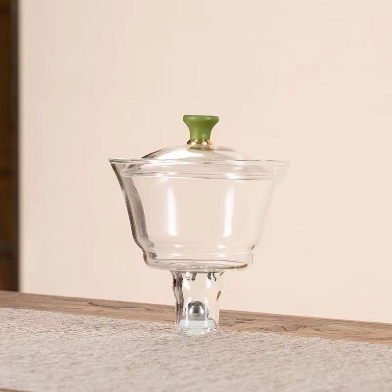 Glass Automatic Tea Set Panda Shaped Tea Maker Household Light Luxury High-end Magnetic Bubble Tea Pot