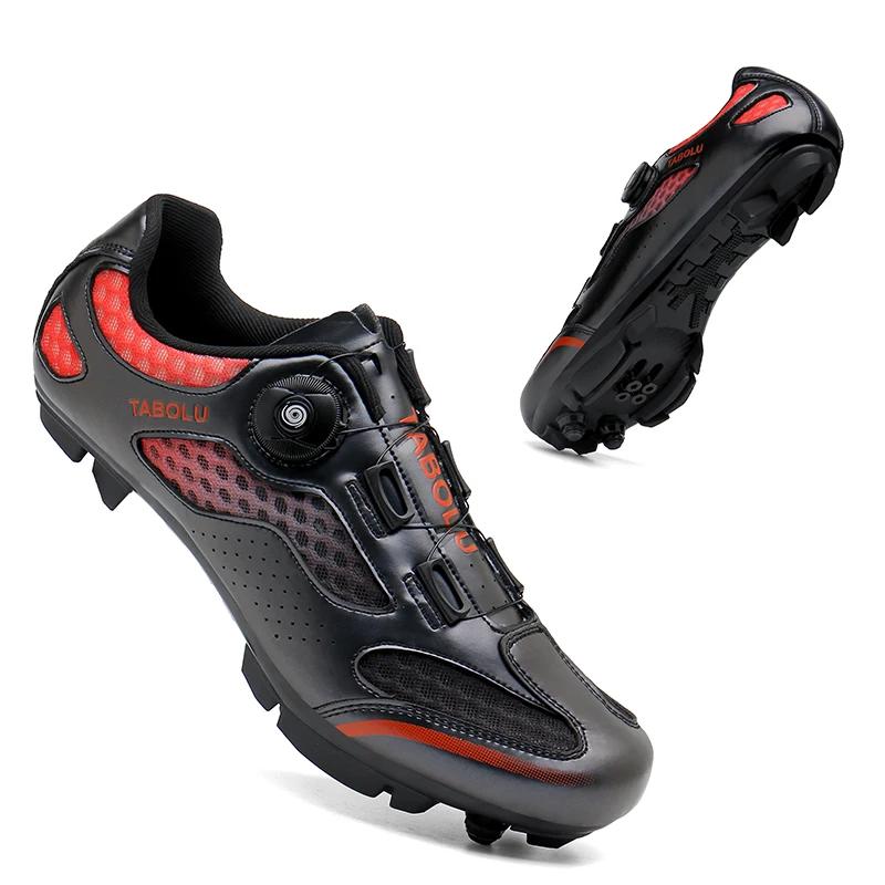 2025 Cycling Shoes Mtb Bike Sneakers Men's Cleat Non-slip Mountain Biking Shoes Ultralight Speed Bicycle Shoes Spd Road Footwear