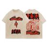 Akira Anime Men's Short-Sleeve T-Shirt Printed T-Shirt Street Style Retro Summer Casual Top Japanese Comic Style Y2K Clothing