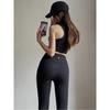 Calça Flare Groove de Cintura Alta Original Lulu: Yoga e Pilates para Levantar o Bumbum e Emagrecer com Sensação Nua Calças Esportivas de Perna Larga.