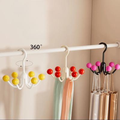 Six Claw Hook, Household Bag Rack, Bag and Underwear Hook, Sling and Hat Hook, Dormitory Wardrobe Storage Rack
