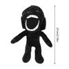 Foundation Black Monster Plush Doll Soft Short Plush Toy For Fans And Collectors