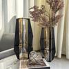Creative Glass Vases Living Room Desktop Flower Bottle Balcony Decoration Vases Ornament Modern Garden Storage Bottle Ornament
