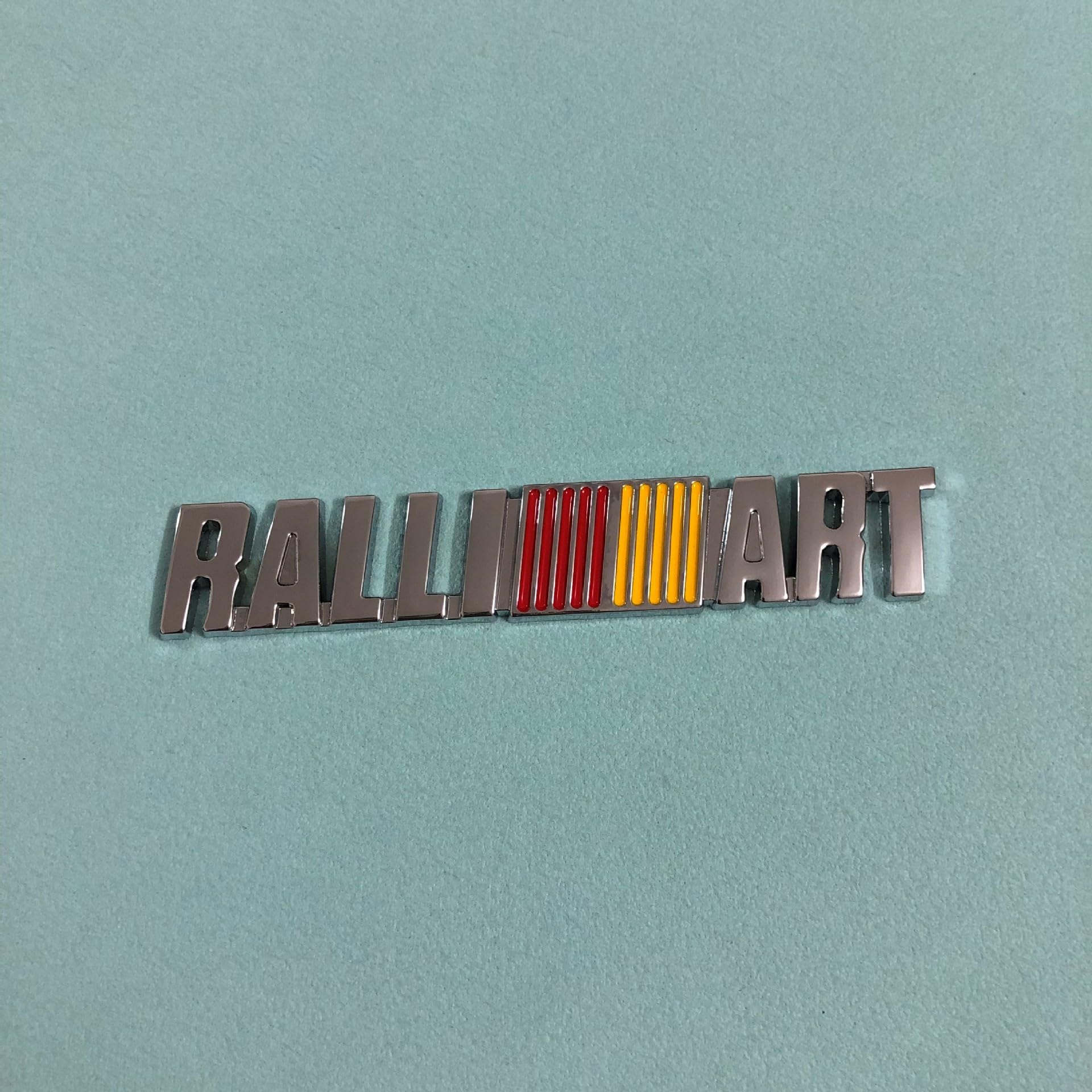 

3D Металлическая Наклейка Хром Эмблема Кузова Багажника Стайлинг Автомобиля Mitsubishi RALLI ART Lancer серебряный