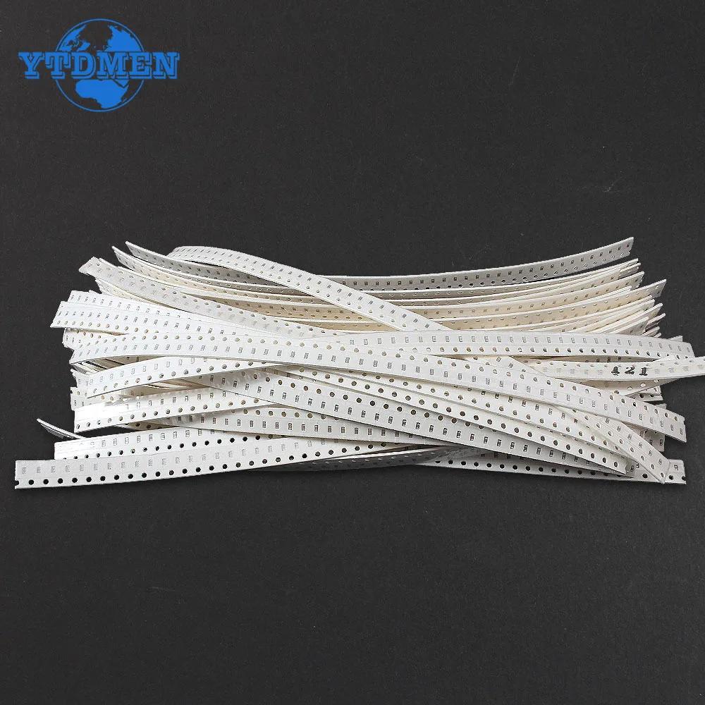 2500PCS 50 Values Capacitor Smd 0402 0603 0805 SMD Ceramic Capacitors Assortment Kit 1P-10UF 1PF 5PF 10PF 100PF 1nf 102 333 474