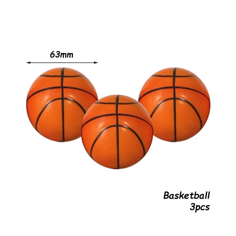 Football Basketball Baseball Slow Rising Soft Squishy Stress Relief Antistress Novelty Gag Toy 3Pcs Squeeze Ball Children Toy