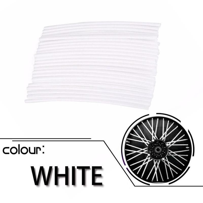 72 Pcs For Motocross Dirt Bike Spokecoats Enduro Wheel RIM SPOKE SKINS COVERS WRAPS COATSXR CRFCR KT