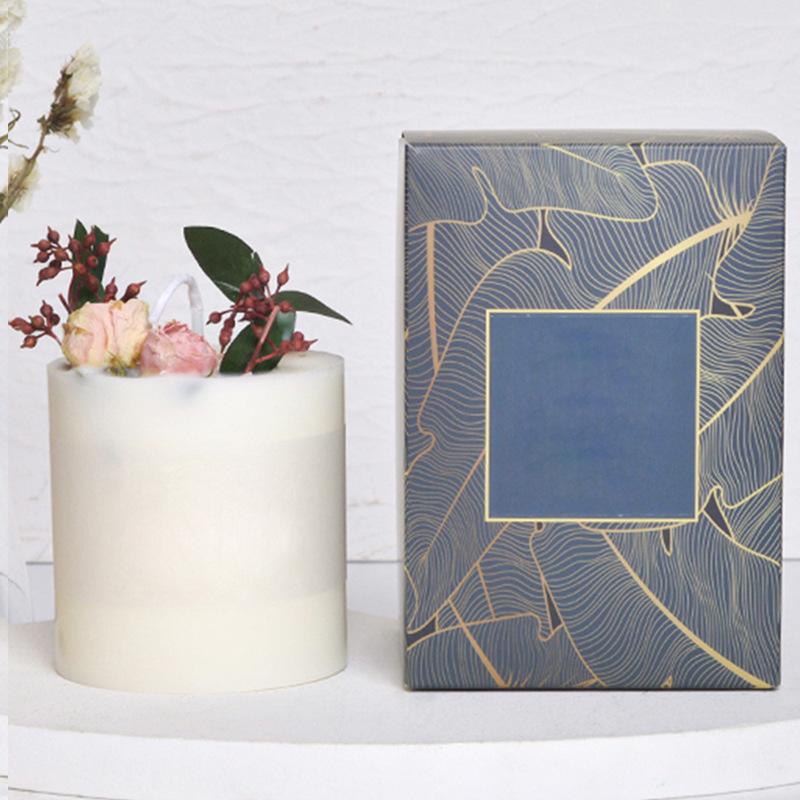 High-end Forest Dried Flower Scented Candle Handmade Gift Box New Year Style Fragrance