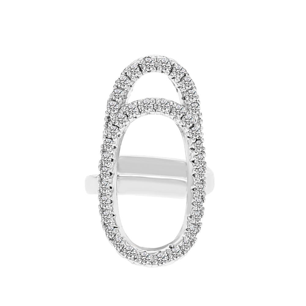 Exquisite Adjustable Butterfly Ring: Simple, Light Luxury, Diamond-Inlaid, High-End Copper Plated Women s Jewelry