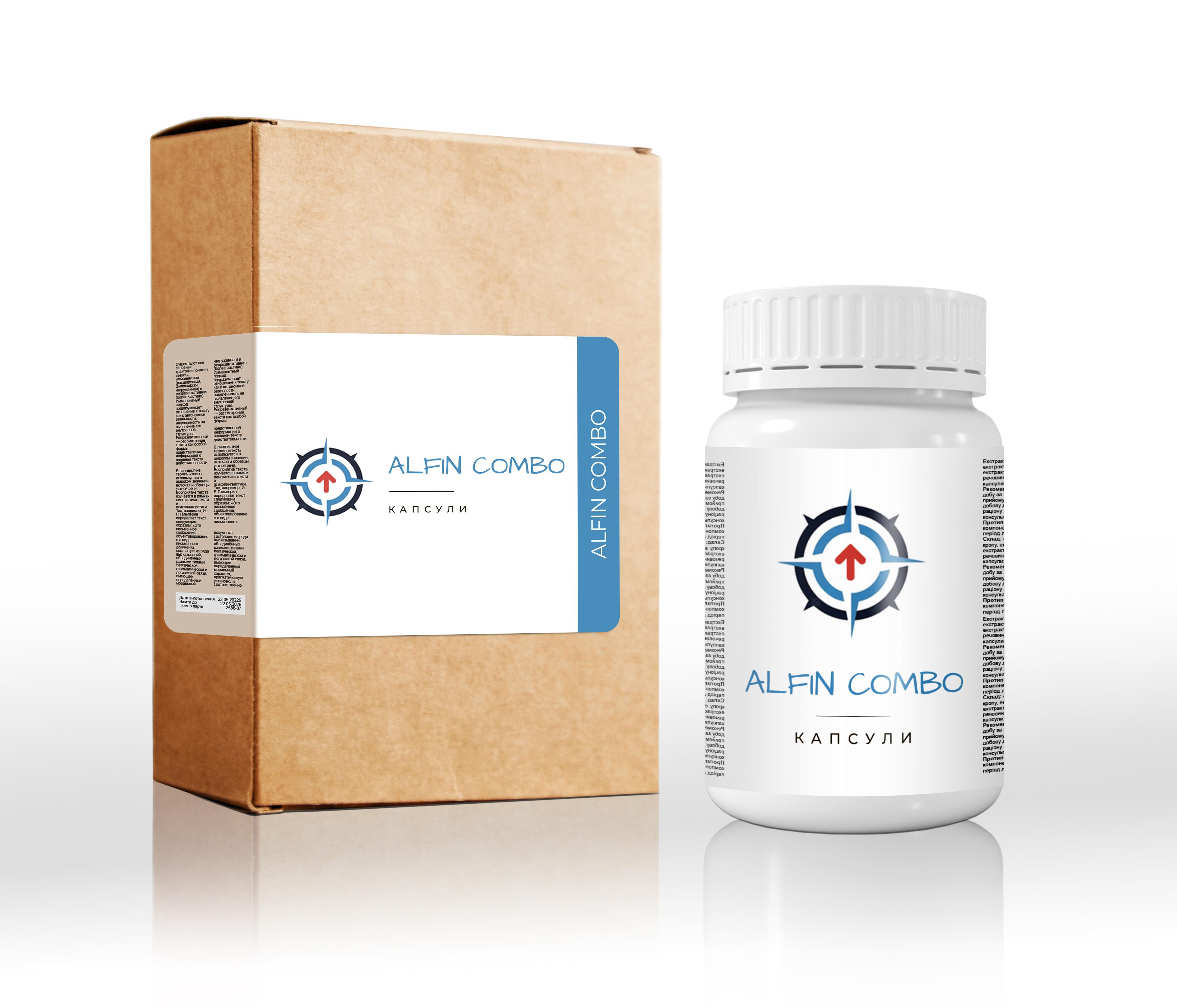 

Alfin Combo (Альфін Комбо) капсули для чоловічого здоров я 30 капсул