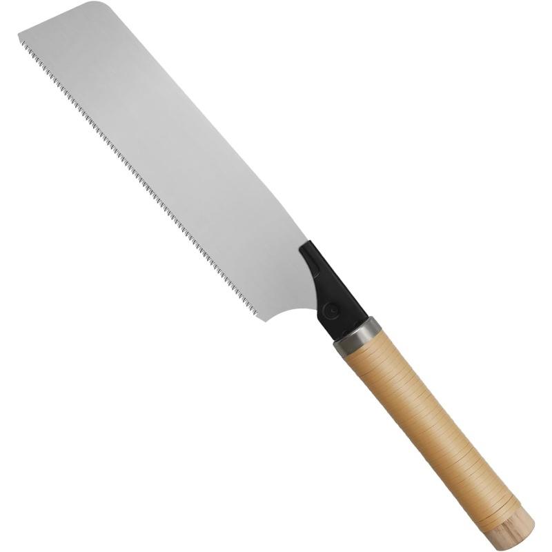 Japanische Handsäge, 10 Zoll Zugsäge, 17 TPI mit abnehmbarer Klinge, Holzsäge für die Holzbearbeitung, Gartenarbeit