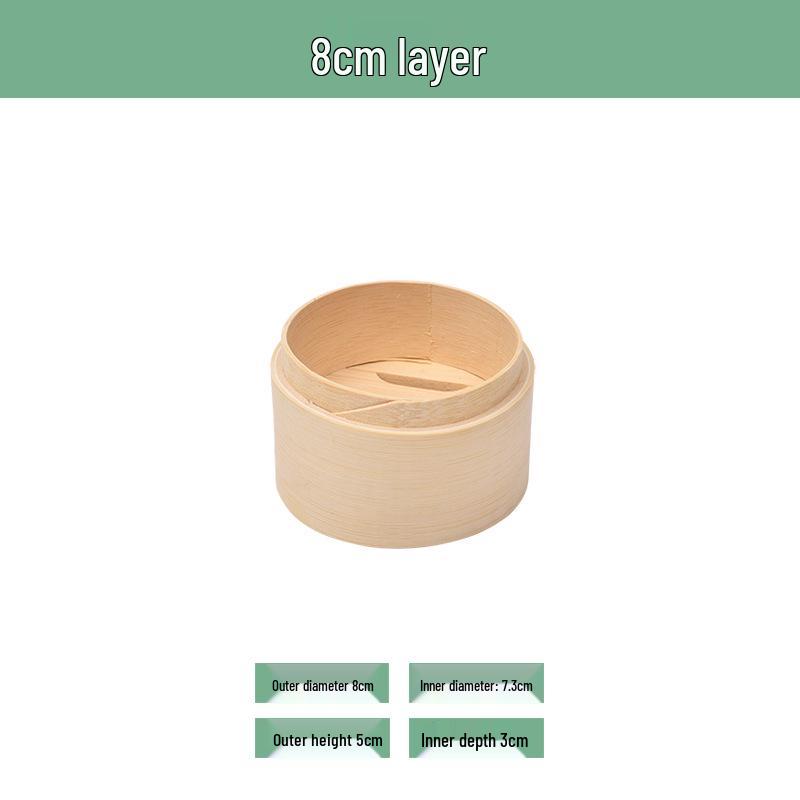 Portable Bamboo Steamer Basket with Lid for Mantou, Baozi, Xiaolongbao – Stackable Woven Design