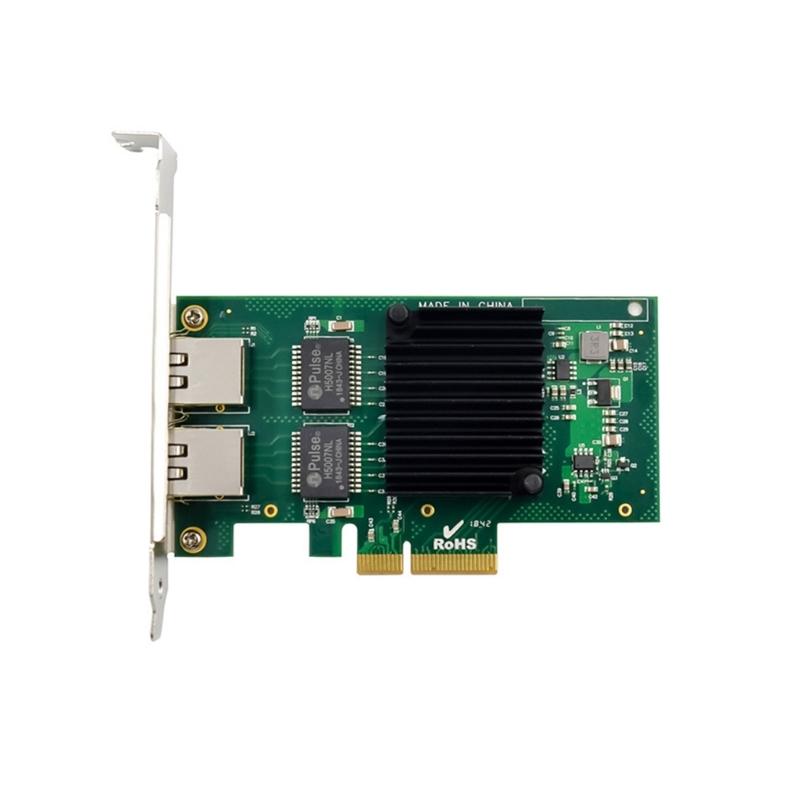 2 porty PCIe 4 pro čip I350-T2 10/100/1000 Mbps LAN karta port serveru gigabitová karta PCIe thernet