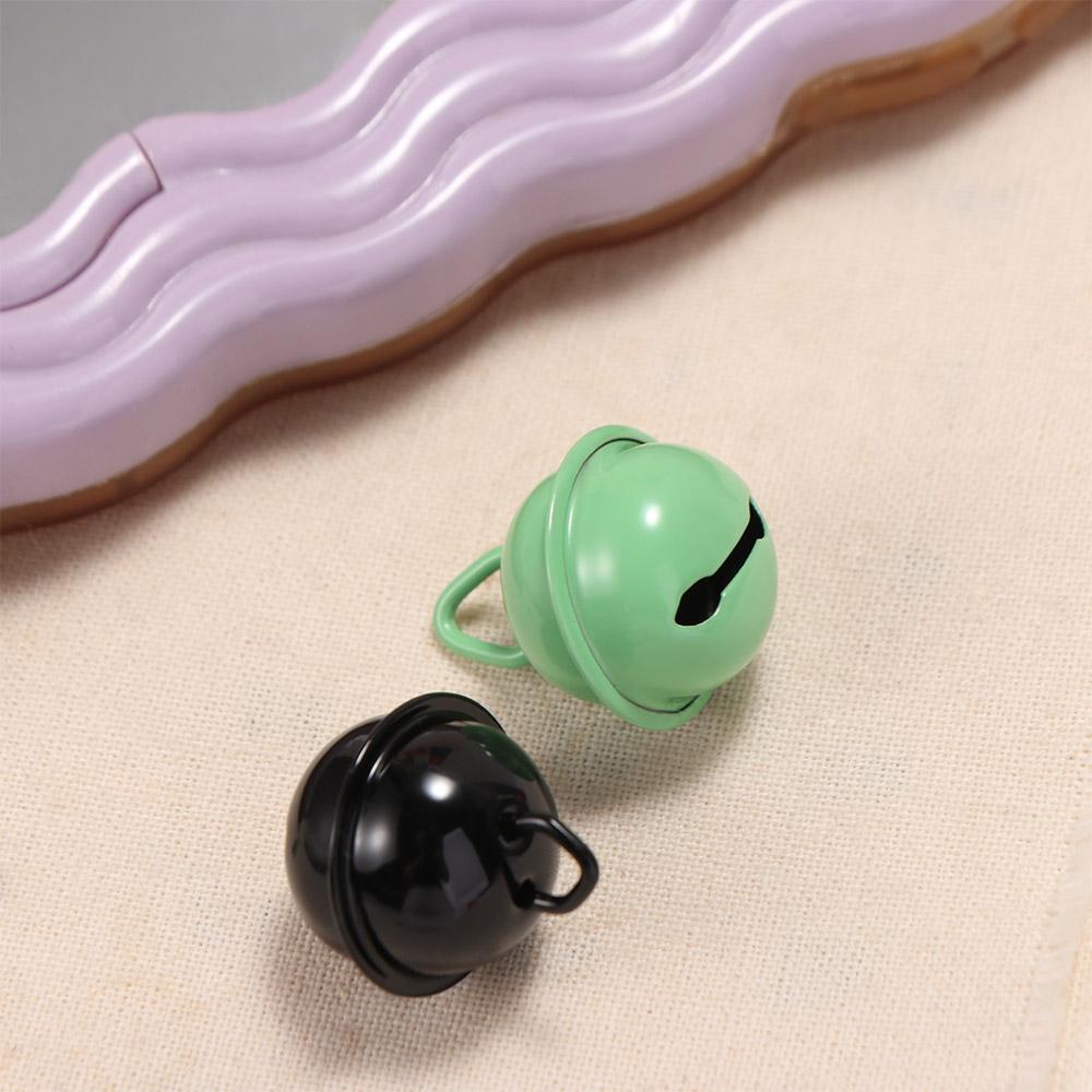 5pcs Candy Color Colorful Bell Keyring Pendant 18mm Metal Bell Ring Pendant Bracelet