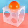 1pc Balloon Size Measuring Tool, Easy-To-Use Detachable Balloon Measuring Box, Foldable and White Measuring Tool for Balloon Decoration, Arch