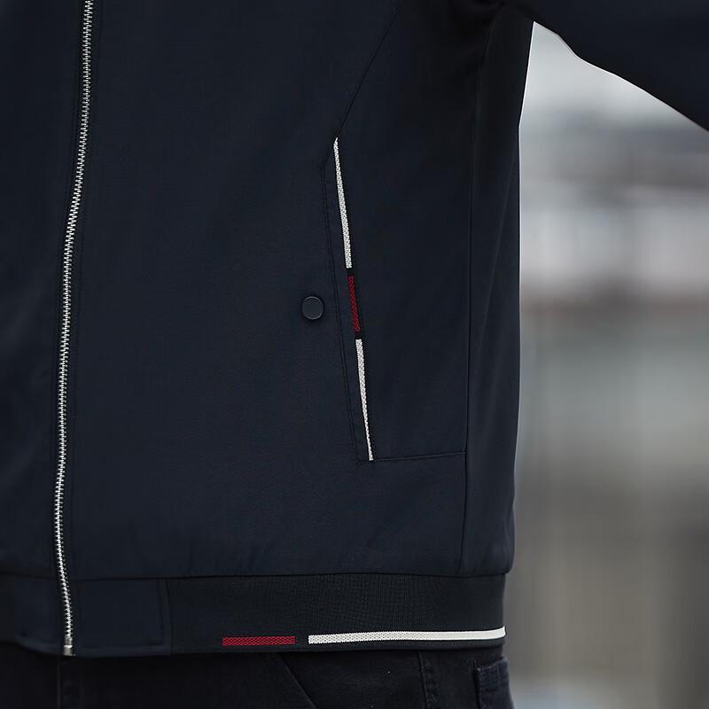 ROMON Men's Slim Fit Stand Collar Casual Jacket