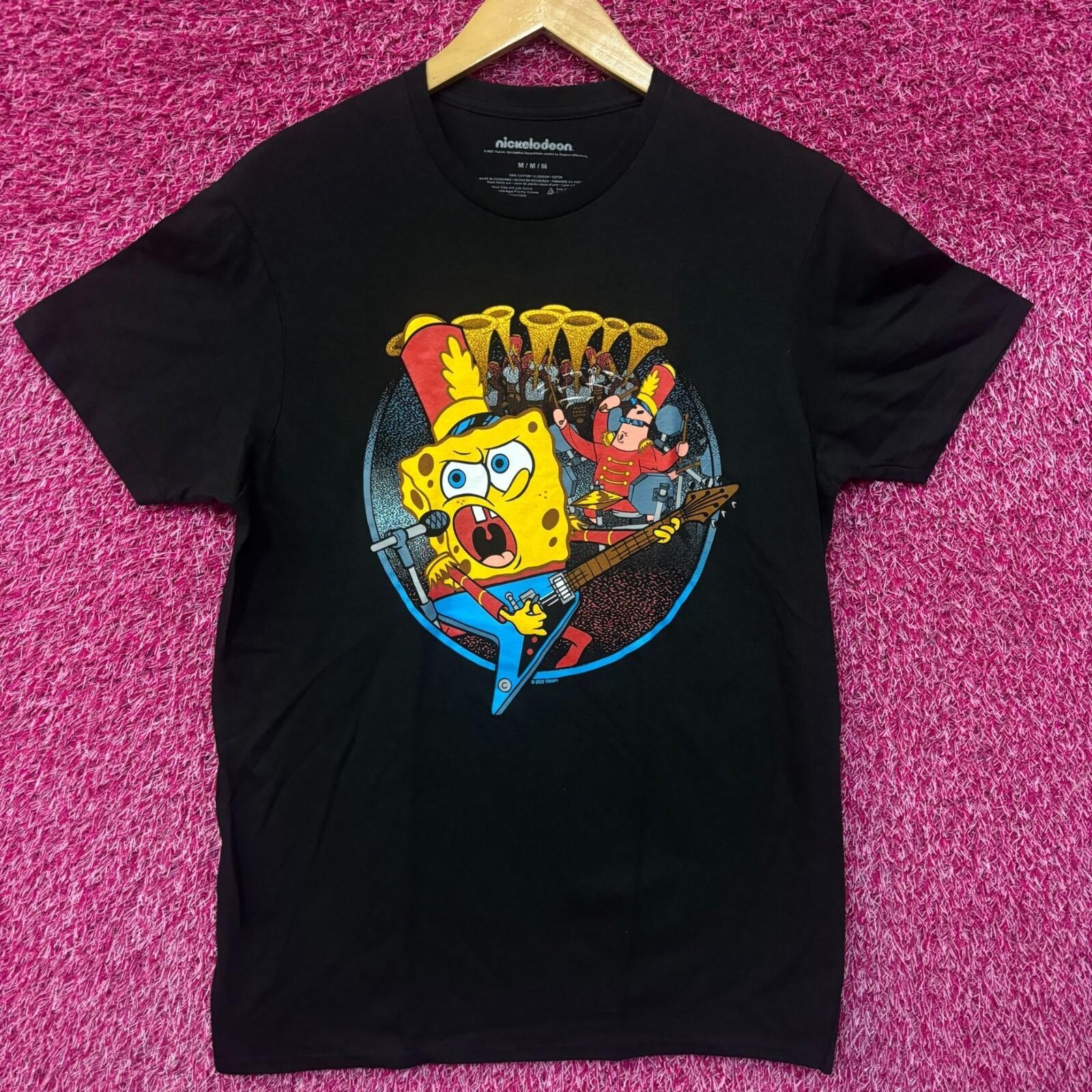 Spongebob Band Geeks Marching Band 100% Cotton T-shirt Mens Tees Top S
