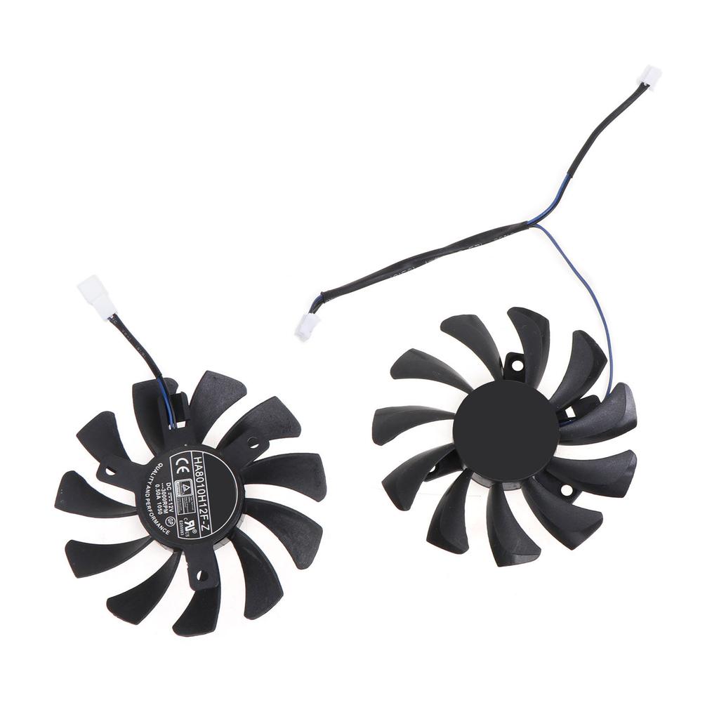 75MM HA8010H12F-Z Kühlerlüfter Ersatz GTX1650 Für MSI GeForce GTX 1650 SUPER VENTUS XS Grafikkartenlüfter