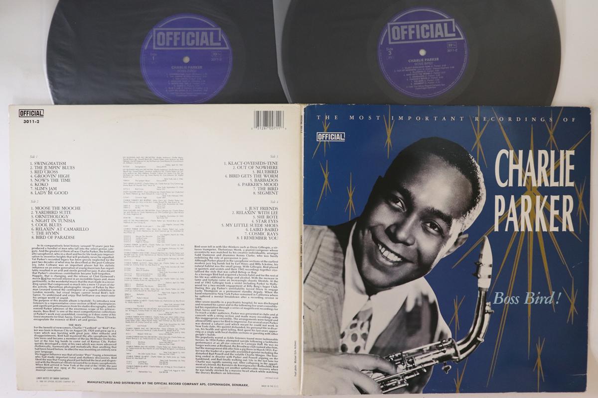 

LP Record CHARLIE PARKER Boss Bird 30112 OFFICIAL 1988 Denmark Jazz Used