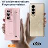 Fashion Bracket Phone Case For Samsung Galaxy Z Fold 7 5G Fold6 Front Protection Film PC Hard Shell Hinge With S Pen Back Cover