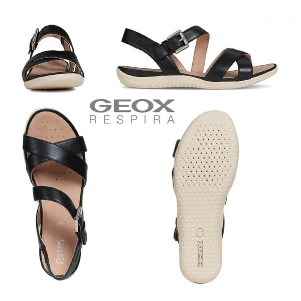 Geox Женская Комфортная Новая Сандалия Вега Черная W1d2r6e9m11 38245 10560₽