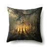 Halloween Pillowcase Car Waist Pillow Pumpkin Sofa Cushion Cover Office Home Living Room Pillowcase