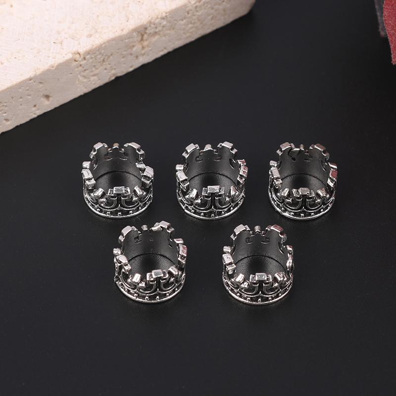 10ks Mini Metal Crown Modely Hračky Panenky Příslušenství Pokrývky hlavy pro mini panenky