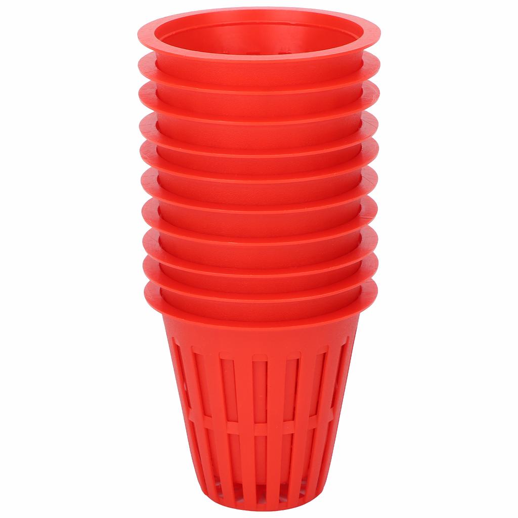 10 SZT. Koszyk do sadzenia Koszyk do uprawy hydroponicznej Plastikowy kubek siatkowy na rośliny do ogrodu na balkonie