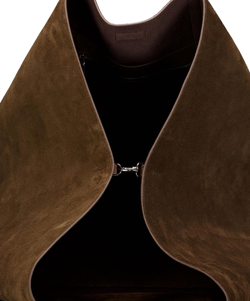 Noirer Suede Shopper Bag (Brown)