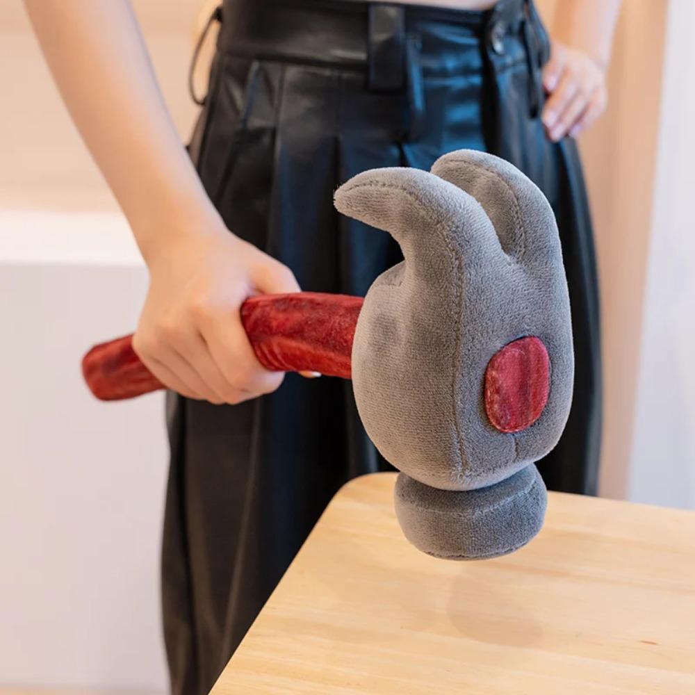 40 Cm Lifelike Funny Claw Hammer Axe Plush Toy Simulation Stuffed Tool Soft Doll Kids Toy Birthday Gift