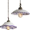 Loft Style Ceramic Vintage Hanging Lamp Beside Dinning Room Restaurant Bar Coffee Home Indoor Decor Pendant Lights