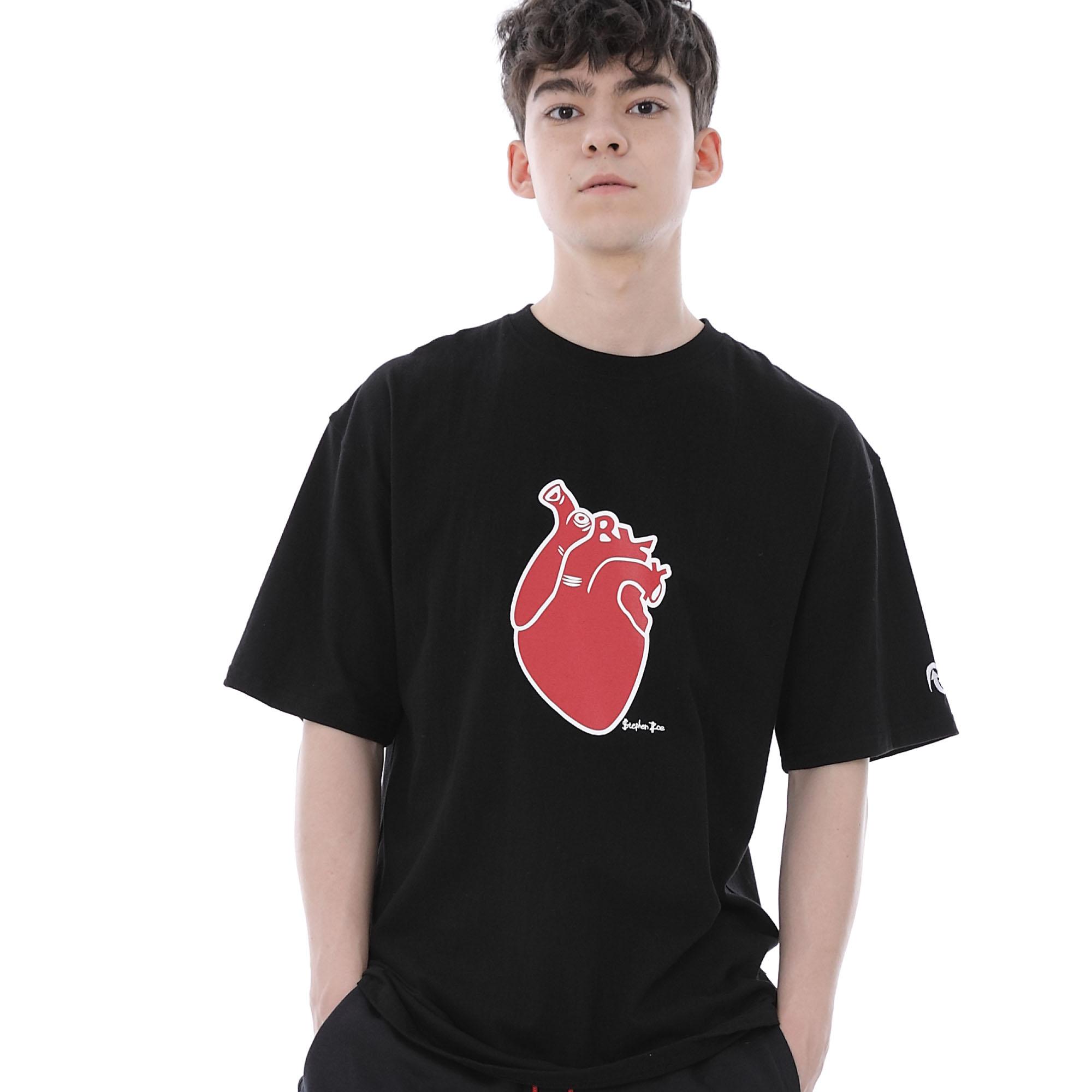 Dolki Heart Short Sleeve Black Black/M
