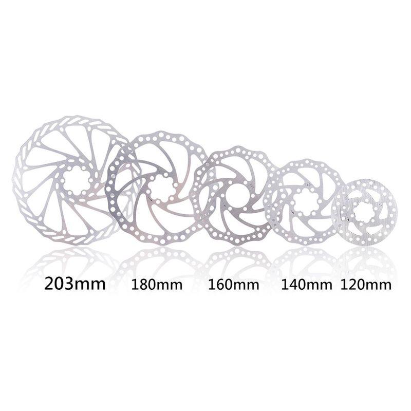 120/140/160/180/203mm 6 Bolt Road MTB Threaded Rotor Disk Brake Disc Brake Bicycle Parts