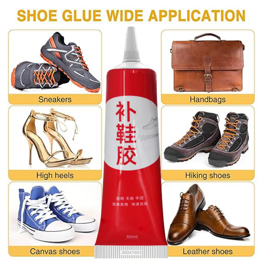 Starker Schuhkleber - Klar, Flexibel, Wasserdicht, Schnelle Reparatur für Schuhe