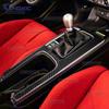 Echter Weicher Karbonfaser-Aufkleber für Honda Civic Type R 11. FL5 2022 2023 2024 2025 Linkslenker Rechtslenker Auto Schalthebel Panel Innenraumverkleidung