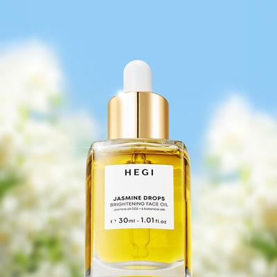 HEGI Jasmine Drops Whitening Glow Face Oil [For Freckles Only] Pigmentation, Blemishes Whitening, Quick-drying Moisturizing, 30ml, 1 Piece