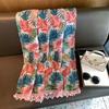 Yunnan Qinghai Travel Silk Scarf Summer High-End Women'S Medium And Long Outer Cover Retro Ethnic Style Sunscreen Scarf Shawl